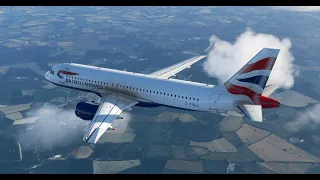 Landing At Manchester International Airport EGCC (Manchester/England United Kingdom) (MSFS 2020)