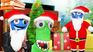 Rainbow Friends But BLUE is Santa Claus!   Roblox Animation Coffin Dance Cover Dance Remix