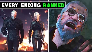 Witcher 3 - All 15 Endings Ranked WORST to BEST