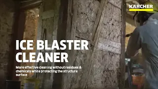 Karcher IB 15/120 - Dry ice cleaning | Cleaning on Wooden & Ceiling Beam