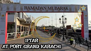 Iftar at Port Grand Karachi 🌅🌊 Rashid Sea Food Review 🌟