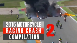 2016 Motorcycle Racing Crash Compilation 2 | Remake [Live Commentary No music]