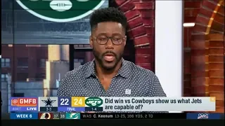 Good Morning Football - Nate Burleson SURPRISED by Jets won big in Dallas against Cowboys (24-22)