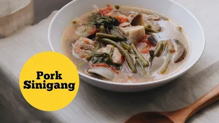 Pork Sinigang | ASMR | OFW Recipe | Sinigang na Baboy | pork sinigang recipe