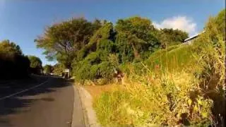 Mike Zietsman skating down Llandudno Road