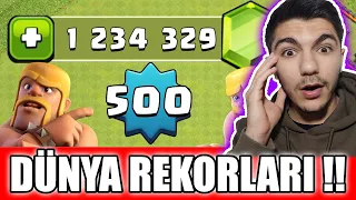 KIRILMASI İMKANSIZ DÜNYA REKORLARI ! #1 - Clash Of Clans