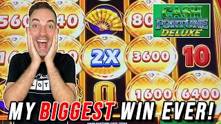 My BIGGEST WIN EVER! 💸 Cash Fortune Deluxe Jackpot