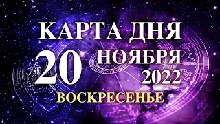 20 НОЯБРЯ 🐞 КАРТА ДНЯ - Для всех знаков 💫 таро сегодня ☝️гороскоп на сегодня