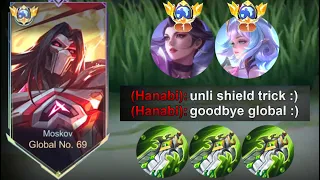 TOP GLOBAL MOSKOV! HANABI & ANGELA STILL NOT ENOUGH TO MATCH THIS BUILD!