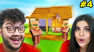 وأخيراً لقينا قرية 🤩  | Minecraft