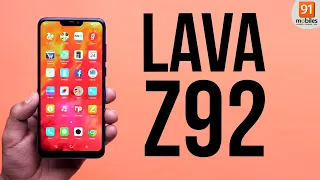 Lava Z92:  Unboxing | Hands on | Price [Hindi हिन्दी]