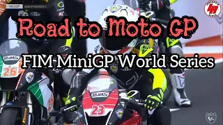 FIM MiniGP World Series 2022 Valencia | Qualifying race 1 | Indonesia Finish 3 Besar | Indo Riders22