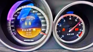 Mercedes C63 AMG GAD Acceleration 0-320 & Exhaust Sound