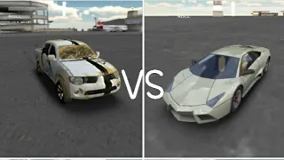 Lamborghini Reventon VS Triton Drag Race (Extreme Car Driving Simulator Old Version)