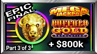 💵Ohh My Luck! +$800k in EPIC JACKPOTS WINNING in Buffalo Gold Revolution Slot