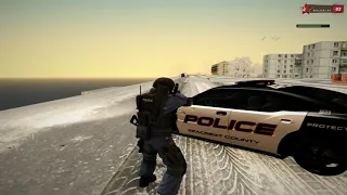 Зимняя сборка полицейского для КРМП