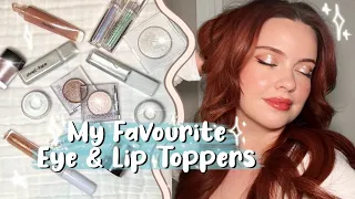 ✨My Favourite Lip & Eye Toppers✨ | The Best Sparkly Eyeshadows | Julia Adams