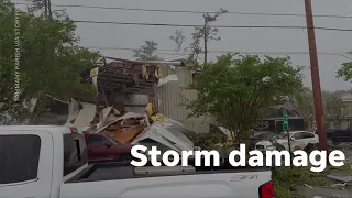 Texas, Louisiana storms: Austin, greater Houston rain, Sidell tornado damage, New Orleans flooding