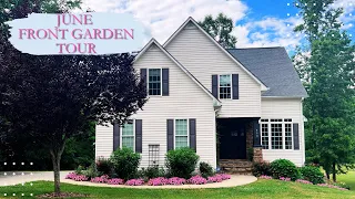 June Front Yard Tour | Cottage Garden Vibes And Stunning Supertunias | The Southern Daisy