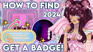 HOW TO FIND THE SECRET PASSAGE AND GET A BADGE! 💗 2024 NEW CAMPUS 💗 Royale High Tutorial
