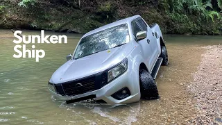 Navara Under Water! A Wet 4x4 Recovery