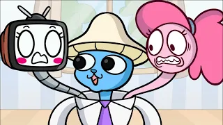 SCREEN WOMAN + SMURF CAT = ??? // Poppy Playtime Chapter 3 Animation