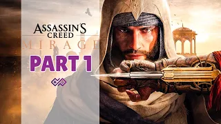 ASSASSIN'S CREED MIRAGE - 100% Platinum Walkthrough No Commentary - Part 1 (4K 60FPS PS5)