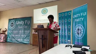 Unity Fiji Manifesto launch for 2022 Elections