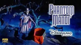 Phantom Manor On Ride Low light 4K POV Disneyland Paris 2023 08 20