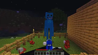 O HUGGY WUGGY INVADIU MEU MUNDO E MATOU MEUS ANIMAIS NO MINECRAFT PE!!!