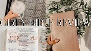 Girly Bible Review 2023 | Thrive Devotional Bible  NLT | Rose Gold Bible