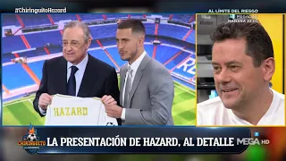 La afición del Real Madrid, 'DESATADA' en la presentación de Hazard