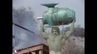 The Hulk Throwing Objects in "The Incredible Hulk" (TV Series)