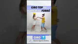 ⚡ O GIRO TOP do homem no Forró! - [Aprenda Forró Rápido]