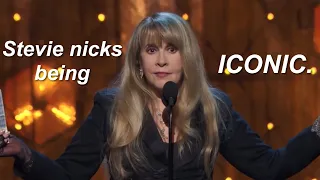 Stevie nicks being an ICON.