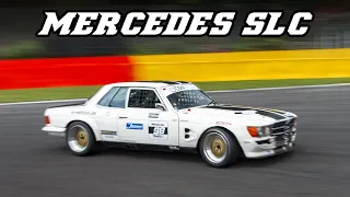 1970s MERCEDES SLC 350 V8 (C107) | Racing at Spa 2018