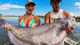 THE CRAZIEST FISH EVER..Pre storm Fishing Deep Cuts & Big Baits!!! (Absolutely Insane!!)