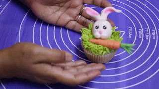 Easter Cupcake Tutorial/how to make a bunny cupcake/cupcake for Easter