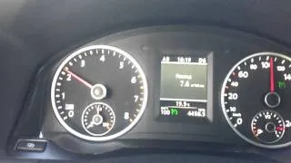 Расход топлива при 100 кмч VW Tiguan 2.0 TSI