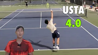 My Twin Brother Plays First Ever USTA 4.0 League Match