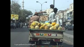 Old Video Karachi 1998 PART-2: Nazimabad, see locations in [cc]