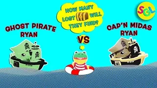 💰 Search for LOST TREASURE CHEST Cap'n Midas VS Ghost Pirate | TAG WITH RYAN ToysReview Game App