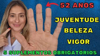 5 SUPLEMENTOS OBRIGATÓRIOS se você quer Continuar Lindo e Jovem após os 40 ANOS!