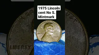 1975 Lincoln cent: No S. Mintmark! Do not spend! #coins, #penny #shorts,