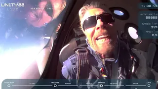 Richard Branson successfully completes flight to space