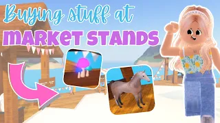 Checking Out *MARKET STANDS* + Buying Stuff! - Ep. 8 | Wild Horse Islands