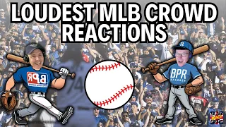 BRITS DADS REACT to MLB Craziest Loudest Crowd Reactions