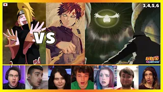 Gaara vs Deidara | Reaction Mashup [Naruto Shippuden 3,4,5,6] ナルト 疾風伝