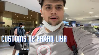 Mumbai Customs ne IPhone Pakad liya| Travelling from Dubai-Mumbai-Delhi| #dubai #dubaivlog #vlog