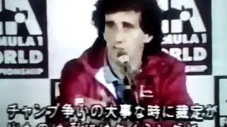 Prost / Senna after Suzuka 1989